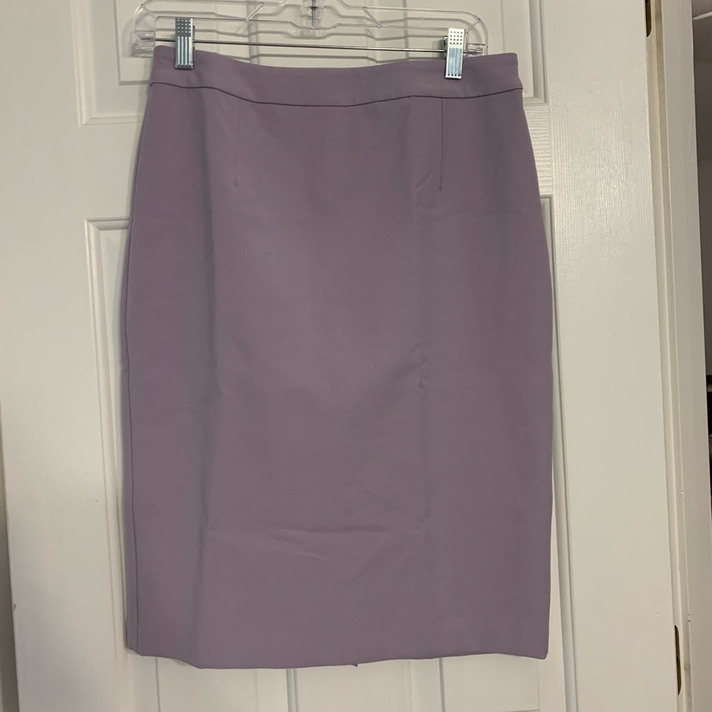 Lavender White House Black Market Pencil Skirt